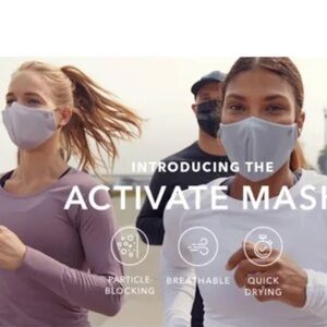 Athleta Women's Activate Face Mask 2 Pack Multi One Size